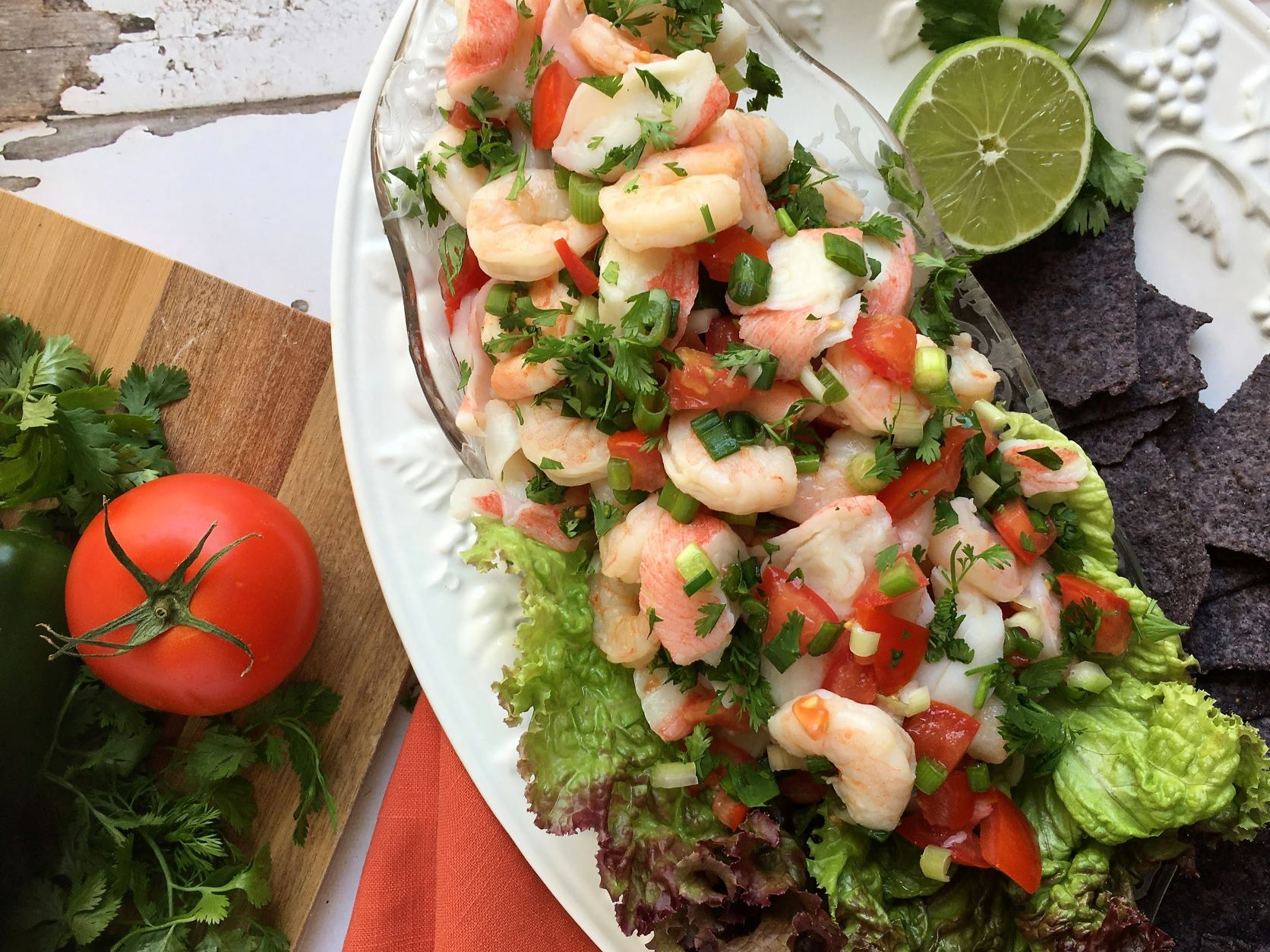 Simple Ceviche and Healthy Homemade Salad Dressing – Karyn's Kitchen